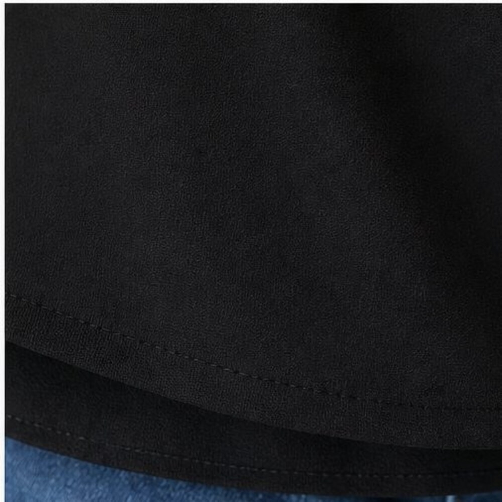 Black Ruffle Blouse - Picture 6 of 6